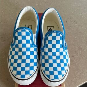 Vans Little Kids Classic Slip-On Checkerboard Shoe